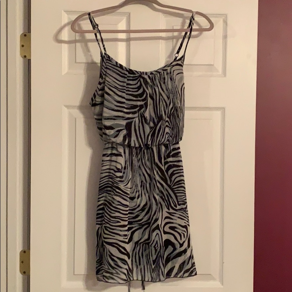 Zebra print dress